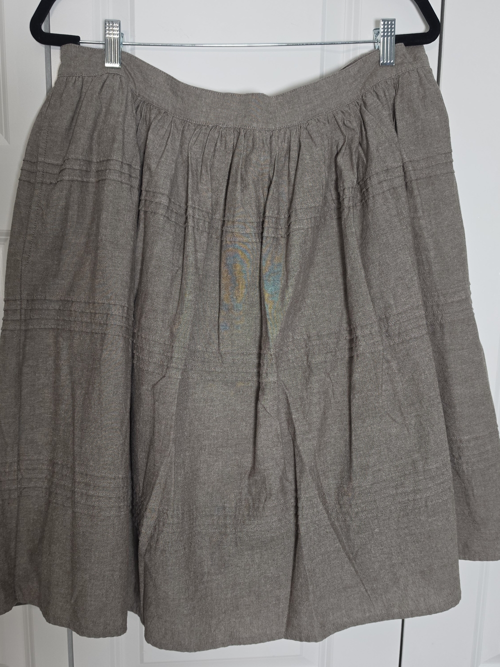 Myrtlewood of California 2X Cotton Pintuck Full Skirt